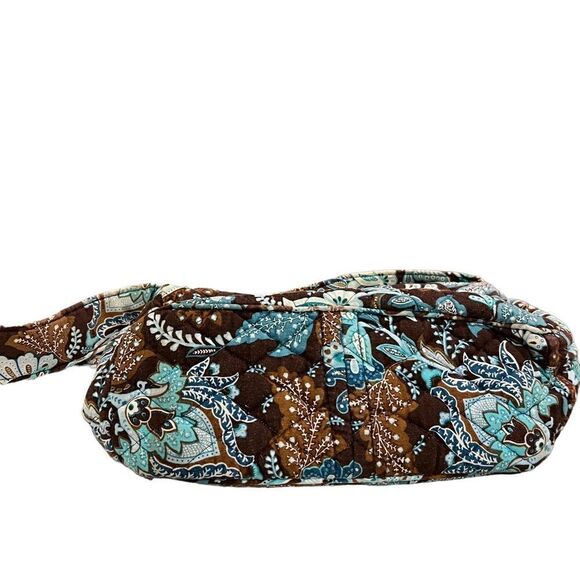 Vera Bradley Maggie Java Blue retired print handbag - Picture 5 of 10